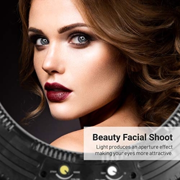 LimoStudio 14" Dimmable LED Ring Light for Pros