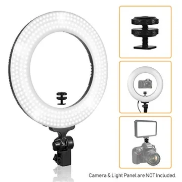 LimoStudio 14" Dimmable LED Ring Light for Pros