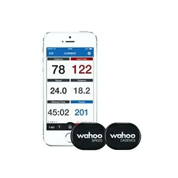 Wahoo Rpm Cycling Speed/Cadence Sensor for Outdoor, Spin and Stationary Bikes
