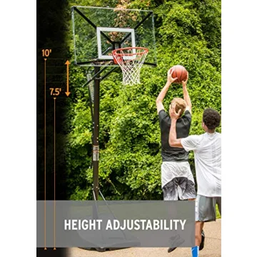 Silverback NXT Adjustable Portable Basketball Hoop 54"