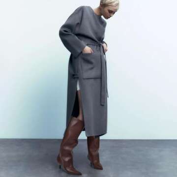 MIRAAZZURRA Kitten Heel Boots for Women - Stylish Comfort