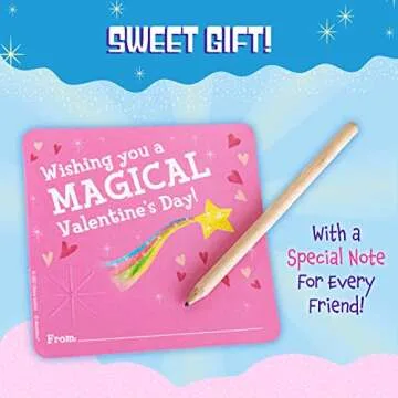 Magical Friends Valentines Pack with Slime for Kids