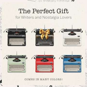 Maplefield Manual Typewriter - Vintage Style Gift for Writers
