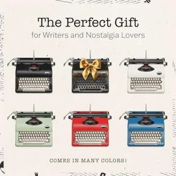 Maplefield Manual Typewriter - Vintage Style Gift for Writers