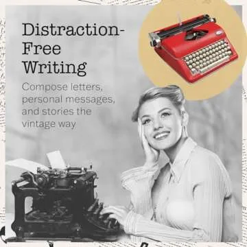 Maplefield Manual Typewriter - Vintage Style Gift for Writers