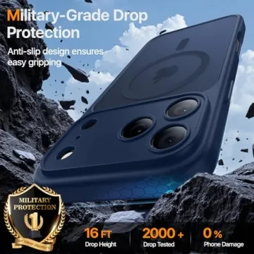 JJL iPhone 17 Pro Max Case with Screen Protectors and MagSafe Compatibility