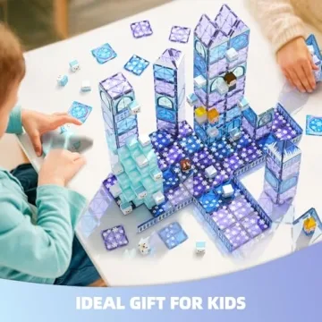 GobiDex 102PCS Frozen Magnetic Building Blocks for Kids