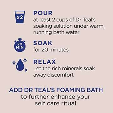 Dr Teal's Epsom Salt Soak with Coconut Oil 3lbs