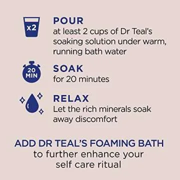 Dr Teal's Epsom Salt Soak with Coconut Oil 3lbs