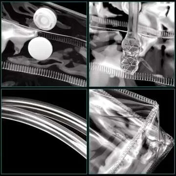 BadenBach Clear Gift Bags - Durable & Versatile Party Favor Bags