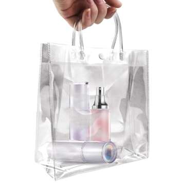 BadenBach Clear Gift Bags - Durable & Versatile Party Favor Bags