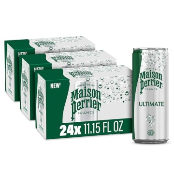 Maison Perrier Sparkling Water - 8 Cans x 3 Pack, Refreshing & Bubbly