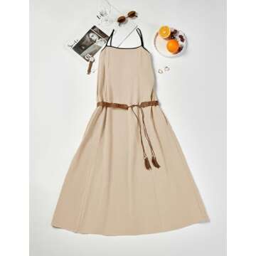 ZESICA Boho Sleeveless Maxi Dress for Stylish Summer Days