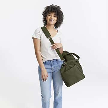 Vera Bradley Lavender Petal Travel Duffel Bag - Eco-Friendly