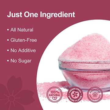 GRELIM Sakura Powder - Premium Cherry Blossom Flavor for Baking