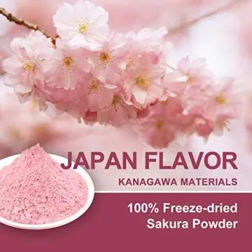 GRELIM Sakura Powder - Premium Cherry Blossom Flavor for Baking