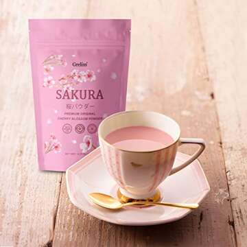 GRELIM Sakura Powder - Premium Cherry Blossom Flavor for Baking