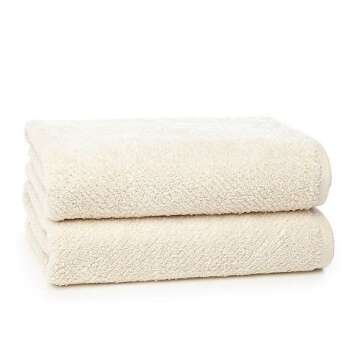 Coyuchi Air Weight Organic Towels, Guest Towel - Undyed (16" x 26")