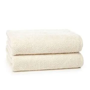 Coyuchi Air Weight Organic Towels, Guest Towel - Undyed (16" x 26")