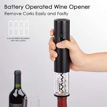 CIRCLE JOY Electric Wine Opener Set for Effortless Enjoyment
