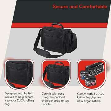 ZUCA Artist Set Bag - Black