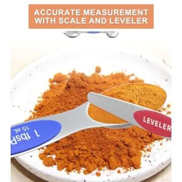 Naitesen 13PCS Magnetic Measuring Spoons and Cups Set, Stainless Steel with Leveler, Nesting Metal for Cooking Baking Supplies, Kitchen Gadgets Essentials Tools Fits in Spice Jars (N-M-13)