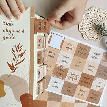 ZIEYOMI Bible Tabs - Stylish Index Tabs for Easy Bible Study