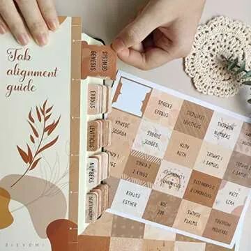 ZIEYOMI Bible Tabs - Stylish Index Tabs for Easy Bible Study
