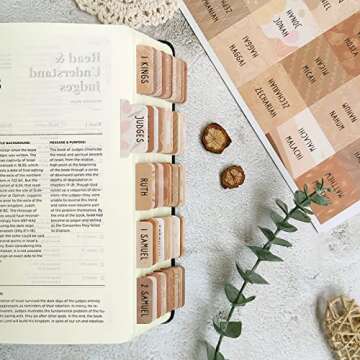 ZIEYOMI Bible Tabs - Stylish Index Tabs for Easy Bible Study