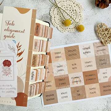 ZIEYOMI Bible Tabs - Stylish Index Tabs for Easy Bible Study