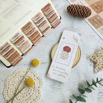 ZIEYOMI Bible Tabs - Stylish Index Tabs for Easy Bible Study