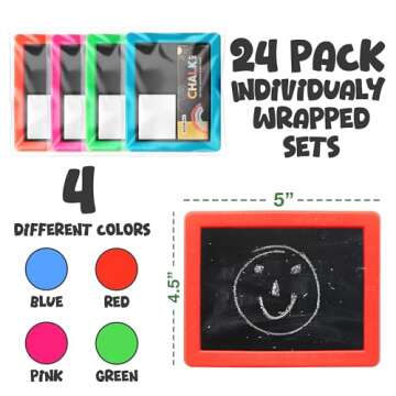 Mini Chalkboards for Kids - Fun & Educational Set