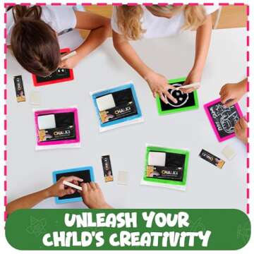 Mini Chalkboards for Kids - Fun & Educational Set