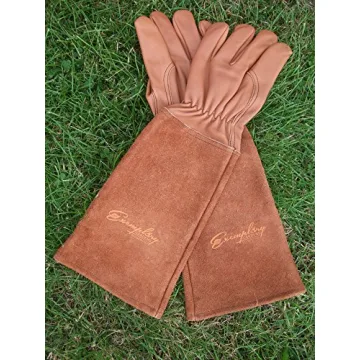 Rose Pruning Gloves - Thorn Proof Goatskin Leather Gardening Gear