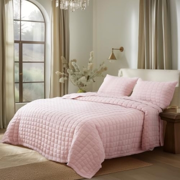 KASENTEX Ultra Soft Lightweight Quilt Set for Bedroom