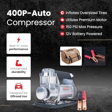 VIAIR 400P Portable Tire Compressor for Off-Roading