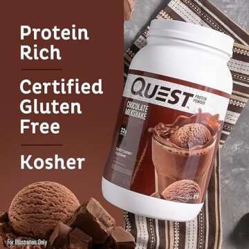 Quest Nutrition Chocolate Milkshake Protein Powder 22g Protein