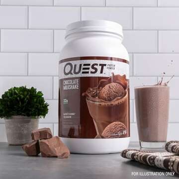 Quest Nutrition Chocolate Milkshake Protein Powder 22g Protein
