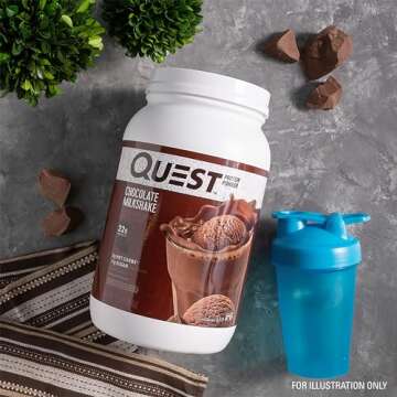 Quest Nutrition Chocolate Milkshake Protein Powder 22g Protein