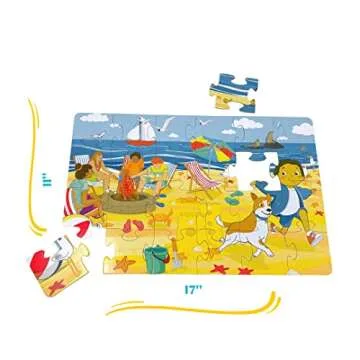 Upbounders Low Tide 24 Piece Beach Puzzle for Kids
