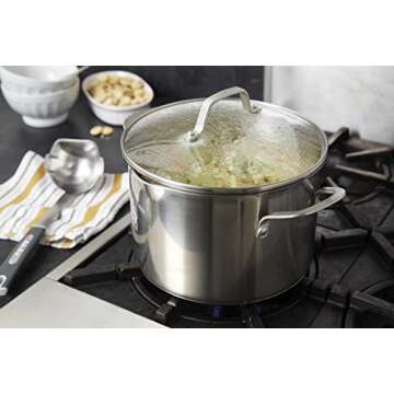Calphalon Classic Stainless Steel Cookware, Stock Pot, 6-quart