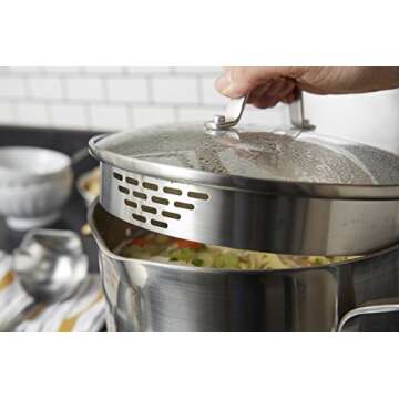 Calphalon Classic Stainless Steel Cookware, Stock Pot, 6-quart