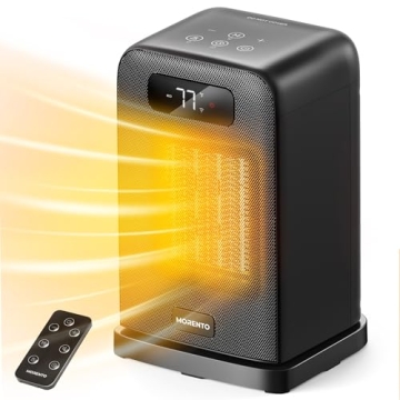 1500W Space Heater with Thermostat for Comfort