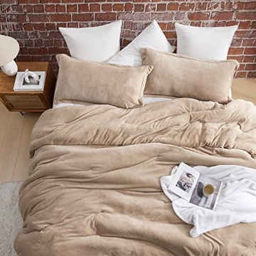 Luxurious Byourbed Git Cozy King Comforter Set - Warm Taupe
