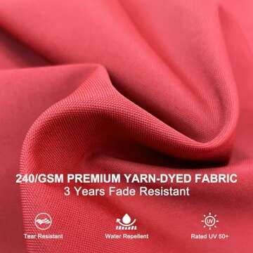 Premium Purple Leaf 10' X 13' Patio Umbrella for Outdoors