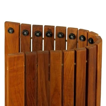 Premium Teak Wood Shower Mat for Spa-Like Comfort