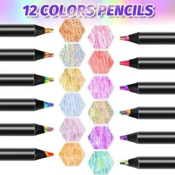 Yangmei Rainbow Pencils - Colorful Art Supplies for Kids