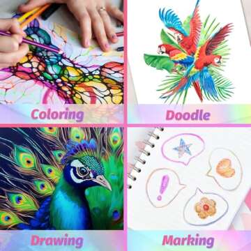 Yangmei Rainbow Pencils - Colorful Art Supplies for Kids