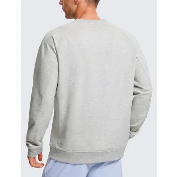 CRZ YOGA Men's Sweatshirt French Terry Athletic Pullover