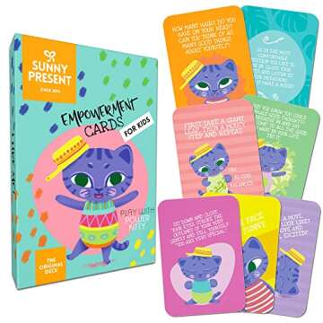 Sunny Present Empowerment Cards for Kids – 45 Action Packed and Fun Exercises